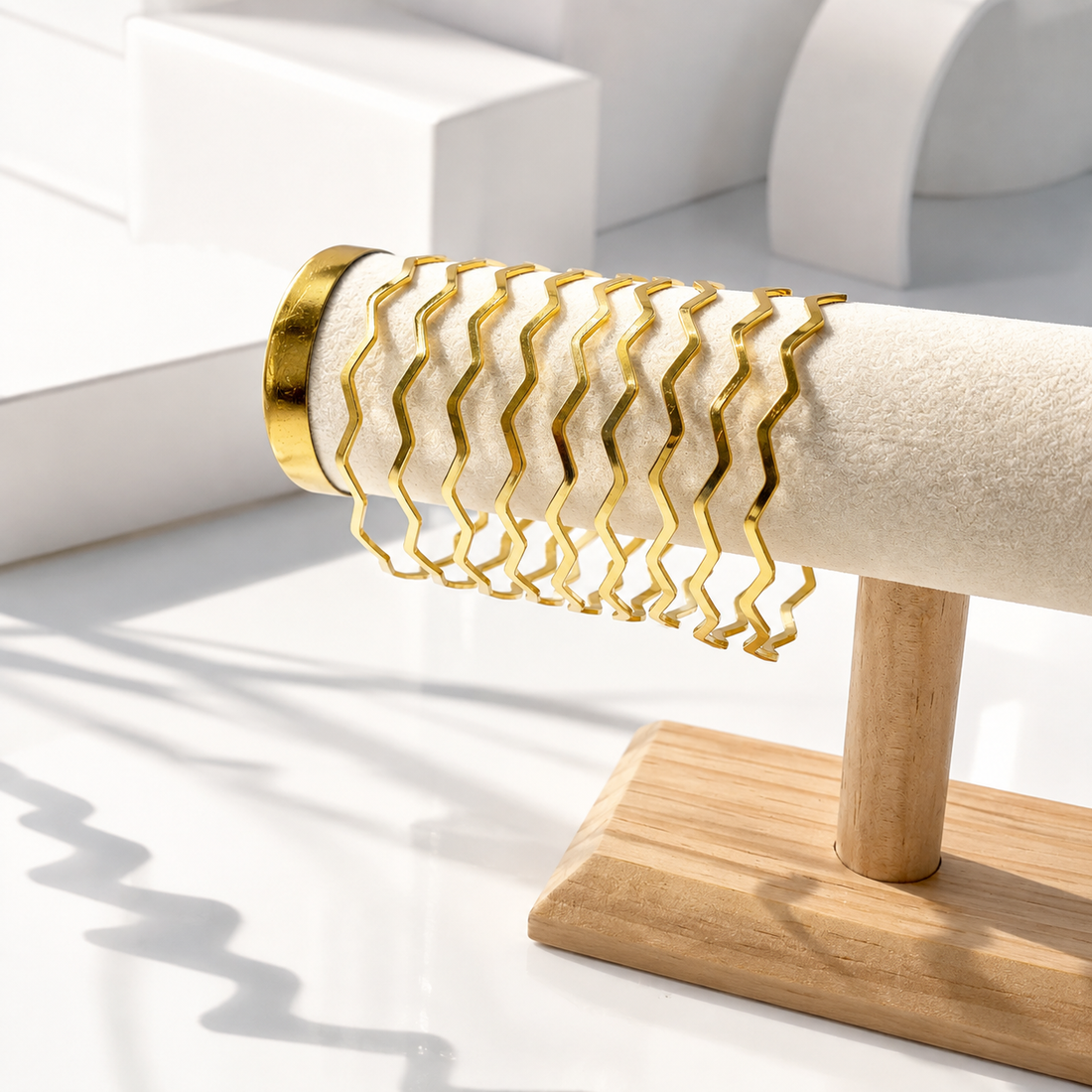 Meet the Layla Wave Bangles: Everyday Style, Made Effortless - Diyaana