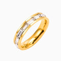 Layla Channel Set Eternity Band - Gold