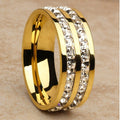Layla Double Row Eternity Ring - Gold