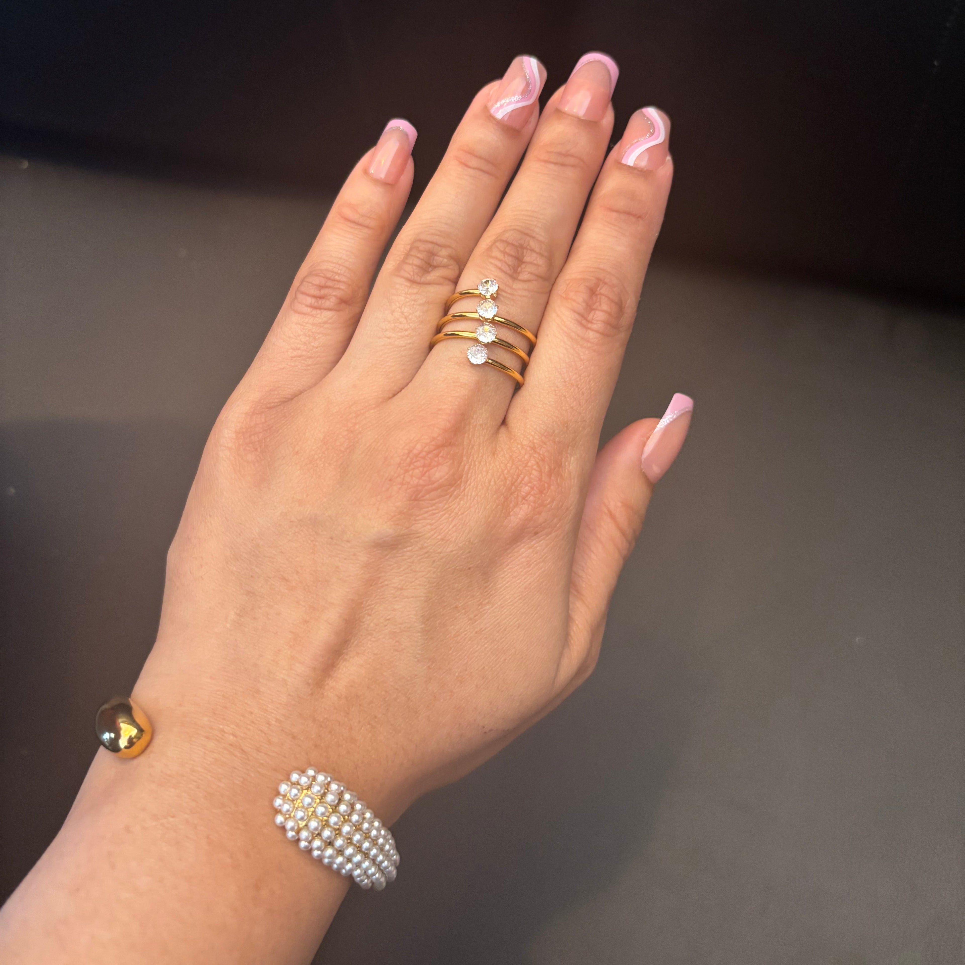 Layla Three Layer Ring