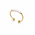 Aurora Pearl Open Ring