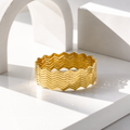 Layla Wave Bangles Set - Diyaana
