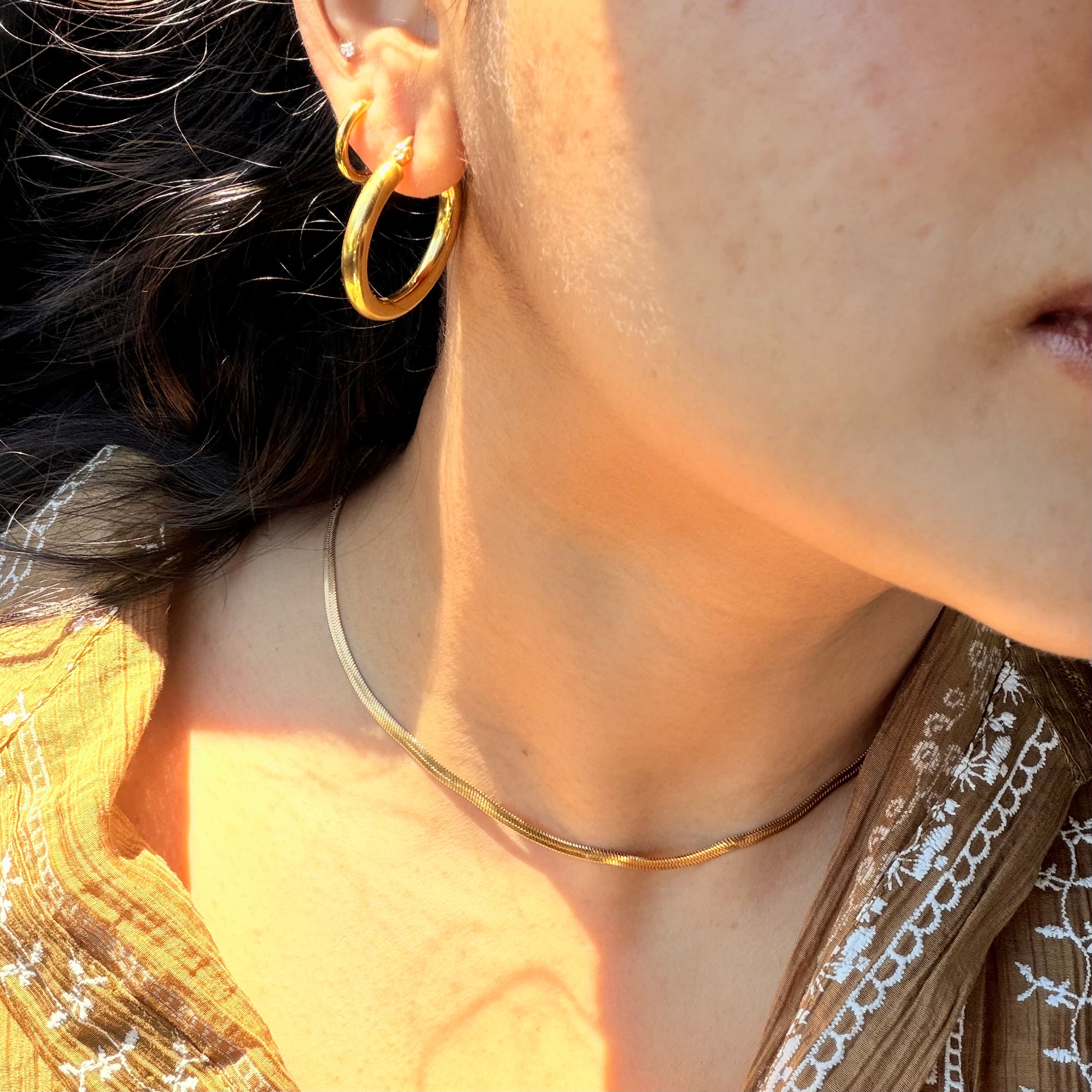 Talia 30MM Gold Hoop