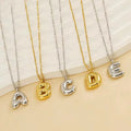 Layla Bubble Letter Pendant