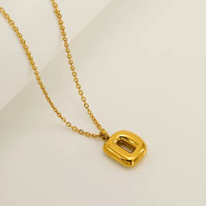 Layla Bubble Letter Pendant