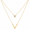 Layla Chevron Necklace - Diyaana