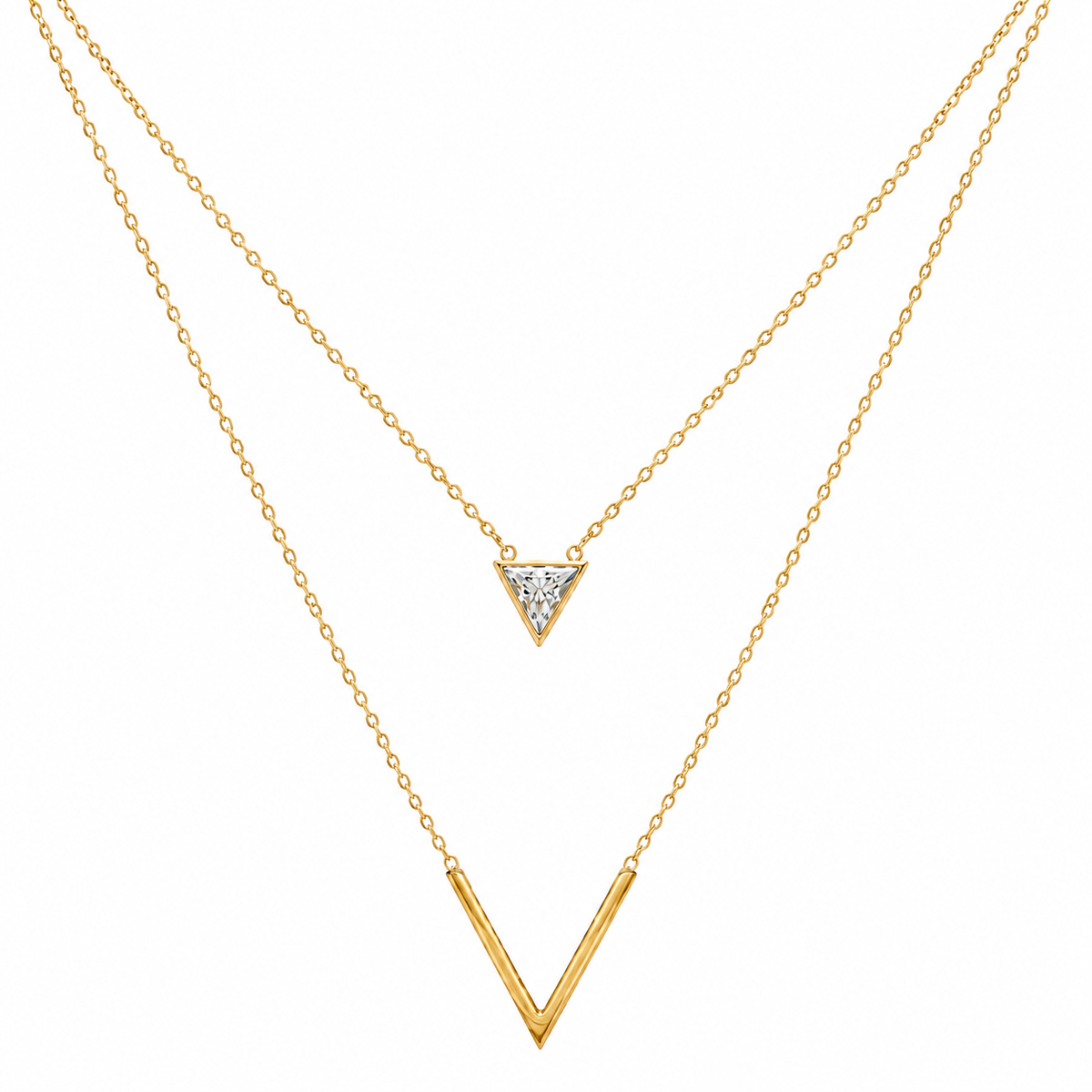 Layla Chevron Necklace - Diyaana