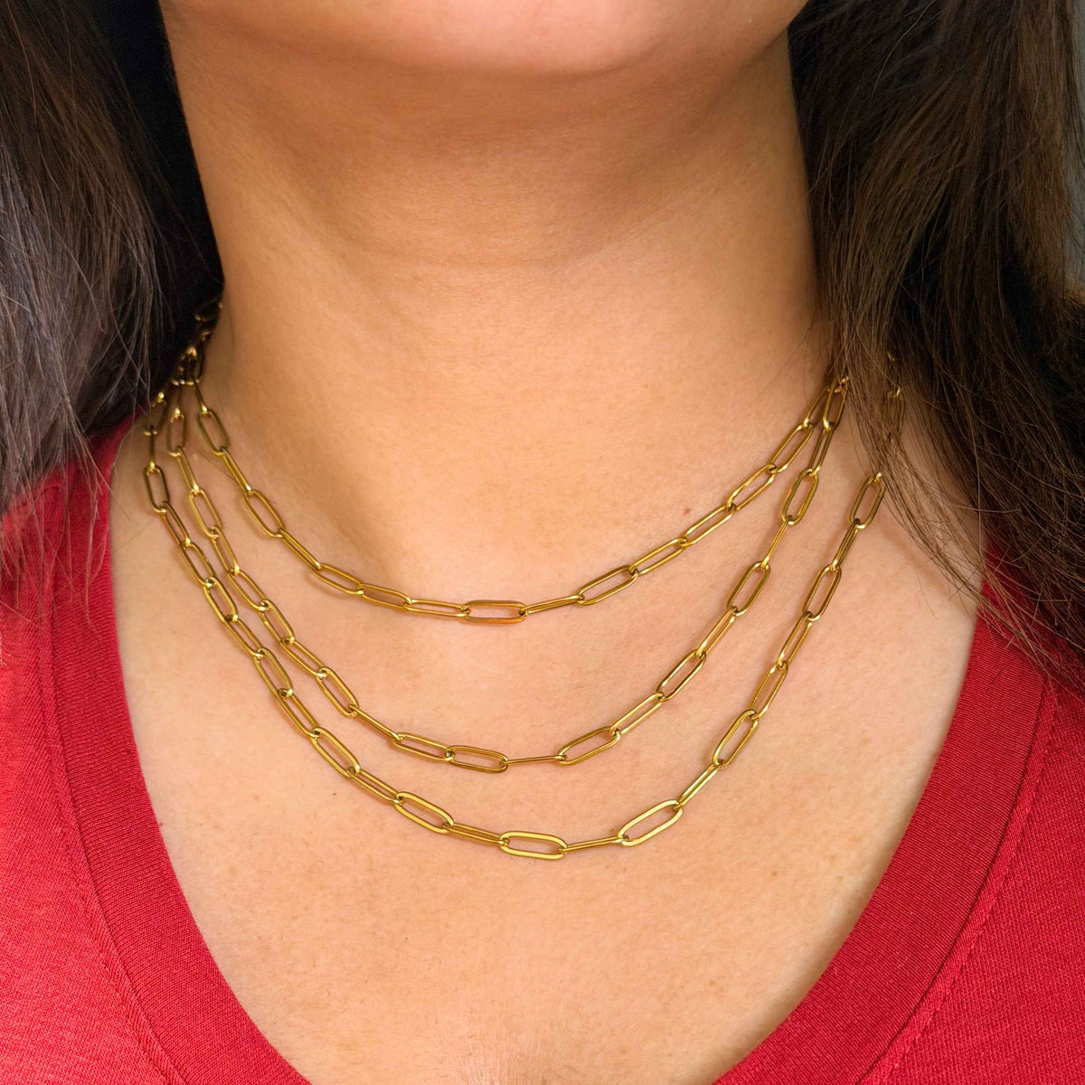 Layla Paperclip Chain - Diyaana