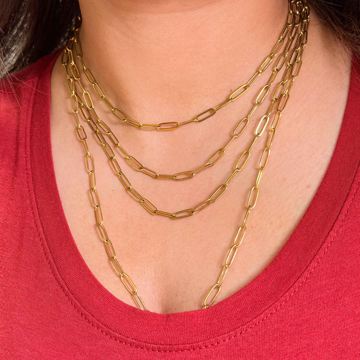 Layla Paperclip Chain - Diyaana