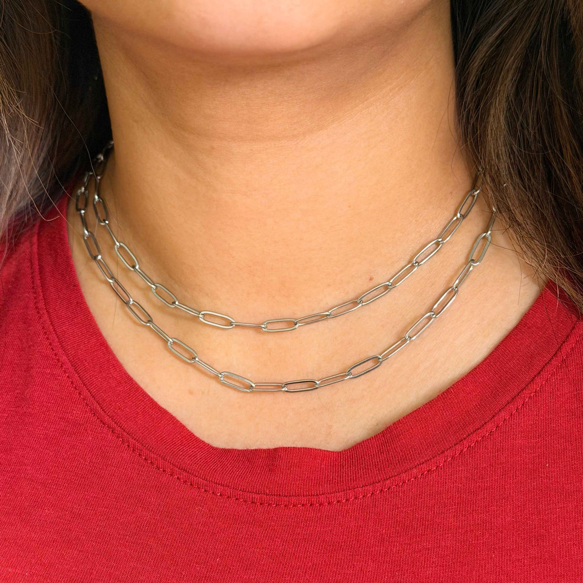 Layla Paperclip Chain - Diyaana