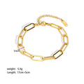Aurora Paperclip Chain Bracelet - Diyaana