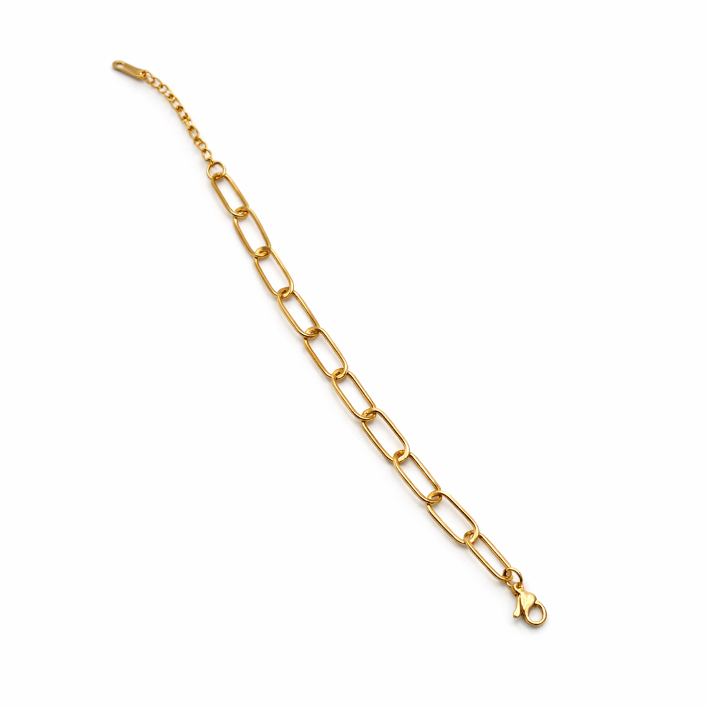 Aurora Paperclip Chain Bracelet