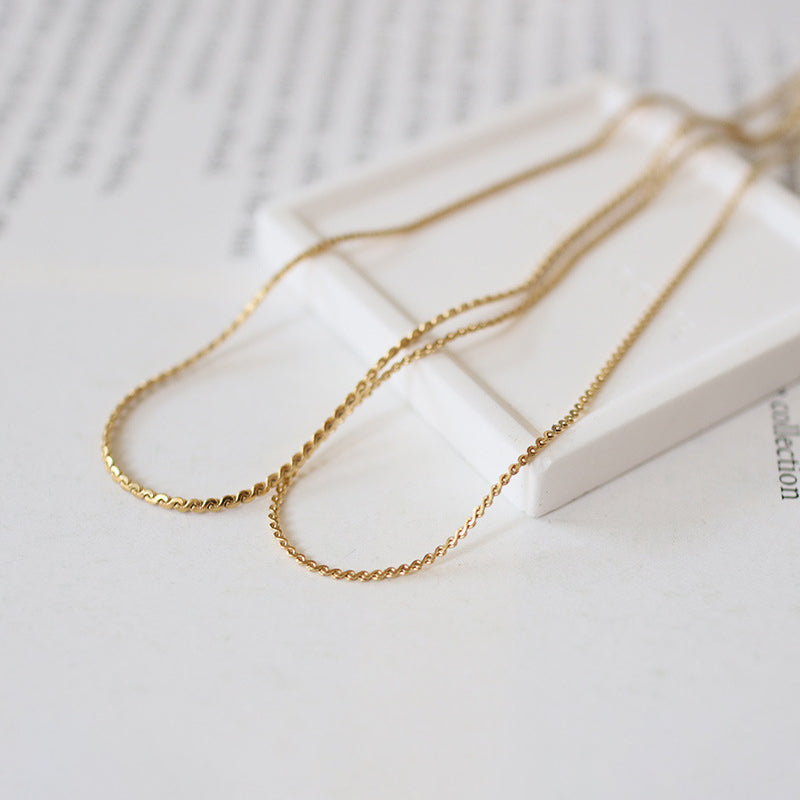 Talia S Link Chain & Bracelet - Diyaana