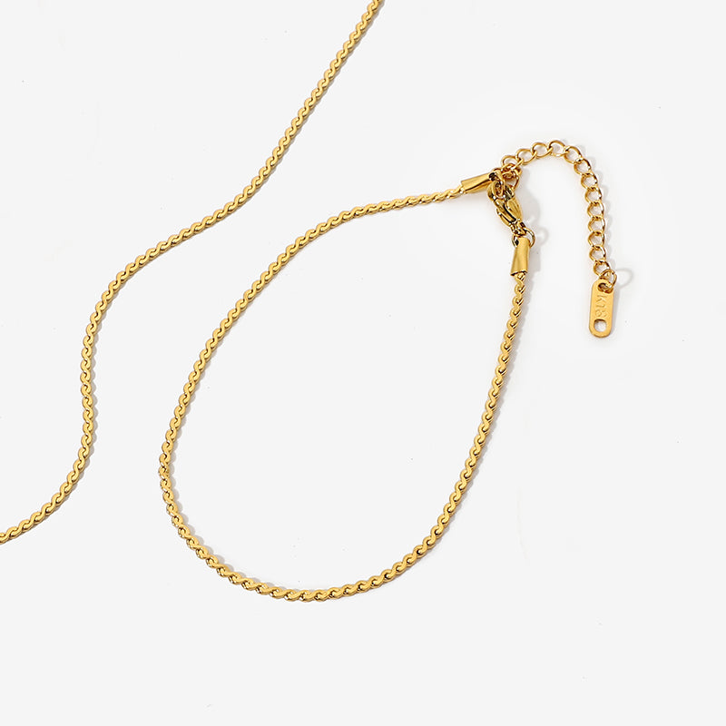 Talia S Link Chain & Bracelet - Diyaana