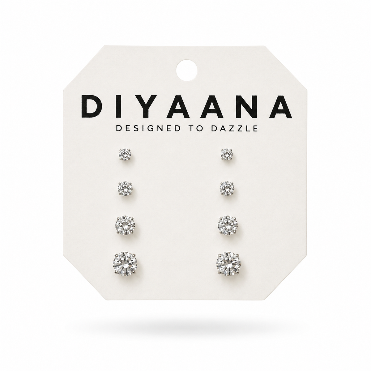 Aura Stainless Steel Mini Studs - Diyaana