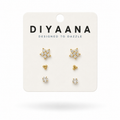 Aura Stainless Steel Mini Studs - Diyaana